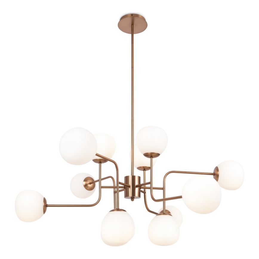 Maytoni MOD221PL-12G - Lámpara colgante ERICH 12xE14/40W/230V cobre