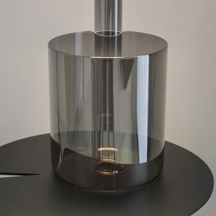 Maytoni MOD229TL-L3B3K3 - Lámpara de mesa portátil LED regulable 3W/5V negro/gris