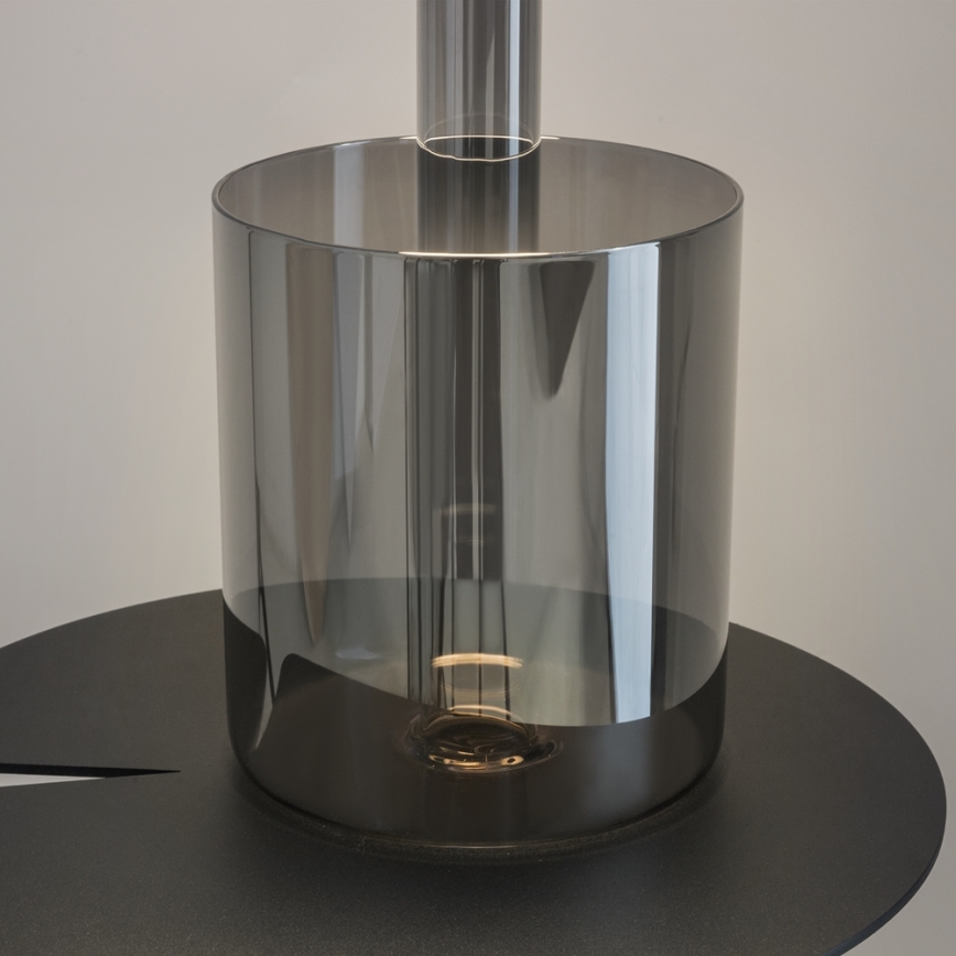 Maytoni MOD229TL-L3B3K3 - Lámpara de mesa portátil LED regulable 3W/5V negro/gris