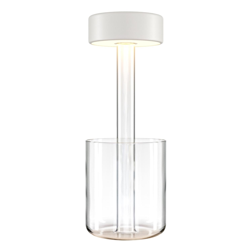 Maytoni MOD229TL-L3W3K1 - LED Regulable Recargable portátil lámpara de mesa LED/3W/5V 2200-4000K blanco/transparente