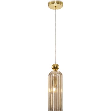 Maytoni MOD302PL-01CG - Lámpara colgante ANTIC 1xE14/40W/230V dorado/beige