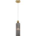 Maytoni MOD302PL-01GR - Lámpara colgante ANTIC 1xE14/40W/230V dorado/gris