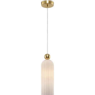 Maytoni MOD302PL-01W - Lámpara colgante ANTIC 1xE14/40W/230V dorado/blanco