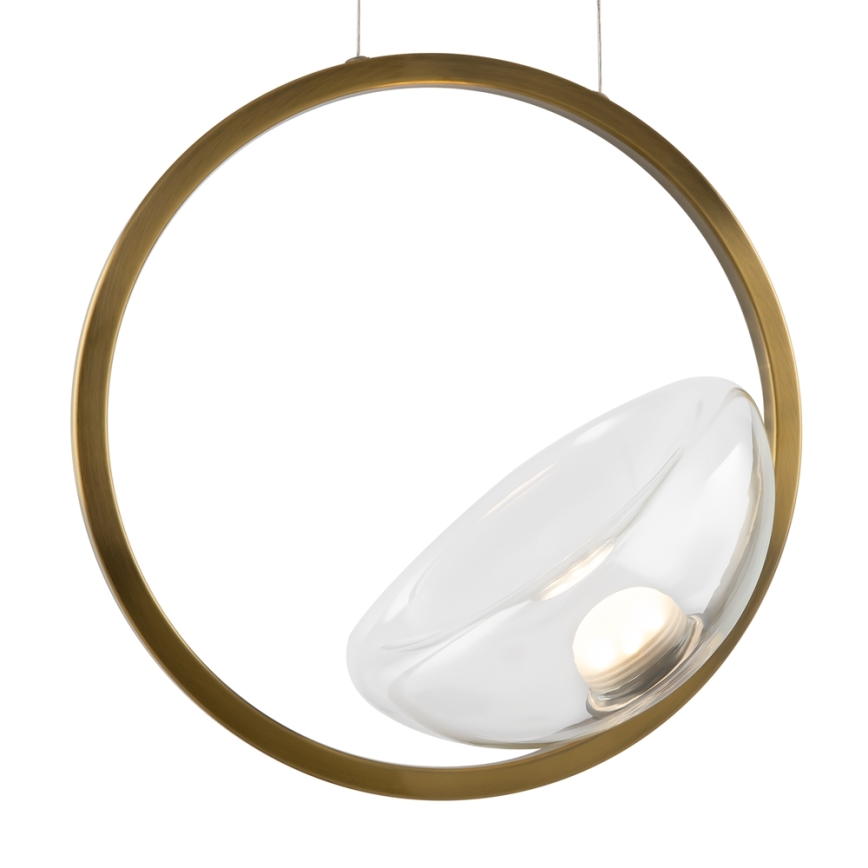 Maytoni MOD327PL-L5BS3K - Lámpara LED colgante LUNARE LED/5W/230V dorado