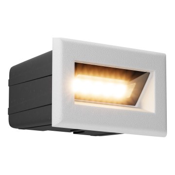 Maytoni O045SL-L3W3K - Lámpara empotrable de exterior LED BOSCA LED/3W/230V 3000K IP65 blanco