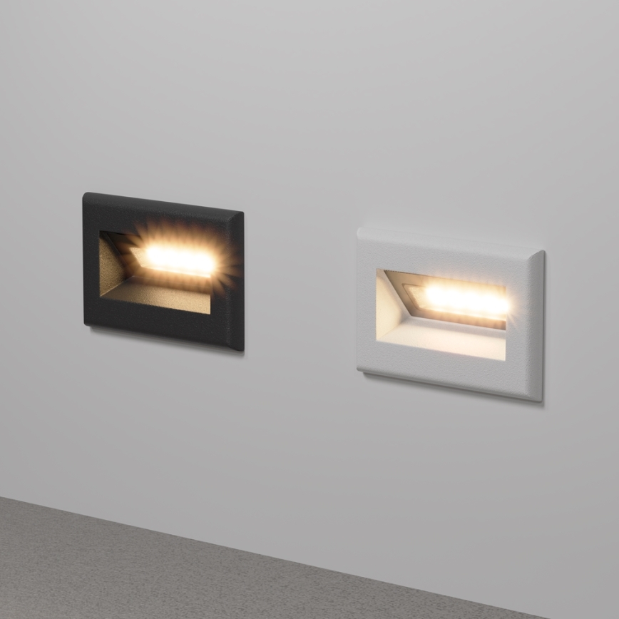 Maytoni O045SL-L3W3K - Lámpara empotrable de exterior LED BOSCA LED/3W/230V 3000K IP65 blanco
