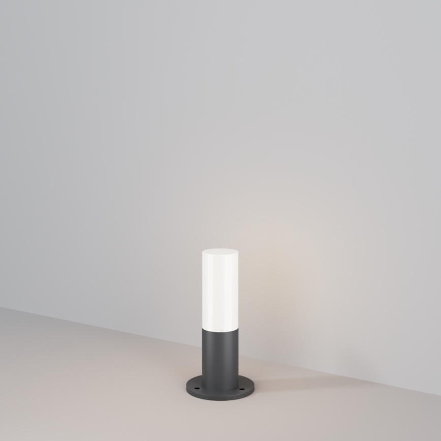 Maytoni O418FL-01GR - Lámpara de exterior WILLIS 1xE27/60W/230V 30 cm IP54 antracita