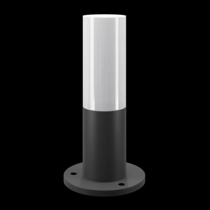 Maytoni O418FL-01GR - Lámpara de exterior WILLIS 1xE27/60W/230V 30 cm IP54 antracita