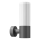 Maytoni O418WL-01GR - Aplique de exterior WILLIS 1xE27/60W/230V IP54 antracita