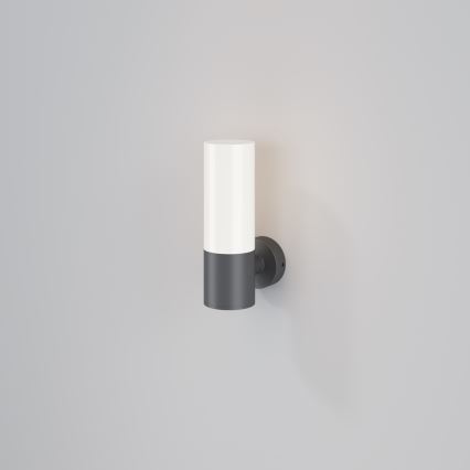 Maytoni O418WL-01GR - Aplique de exterior WILLIS 1xE27/60W/230V IP54 antracita