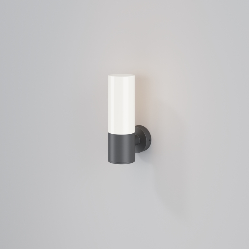 Maytoni O418WL-01GR - Aplique de exterior WILLIS 1xE27/60W/230V IP54 antracita
