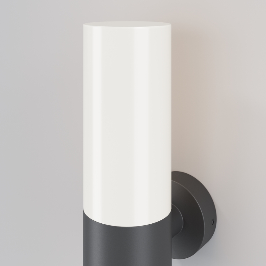 Maytoni O418WL-01GR - Aplique de exterior WILLIS 1xE27/60W/230V IP54 antracita