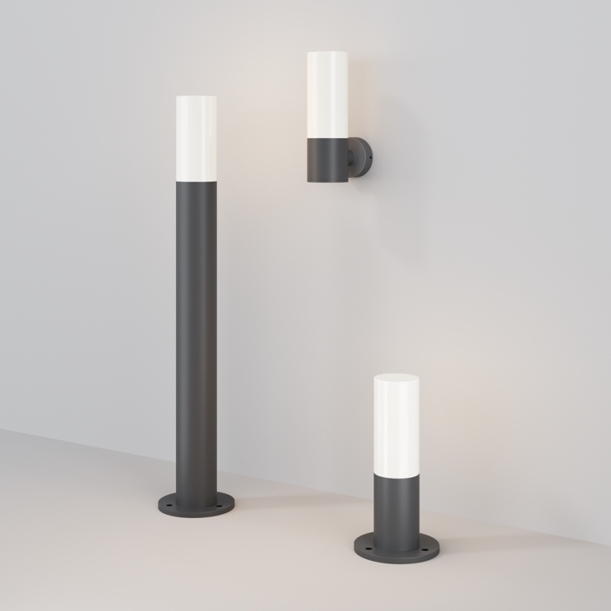 Maytoni O418WL-01GR - Aplique de exterior WILLIS 1xE27/60W/230V IP54 antracita