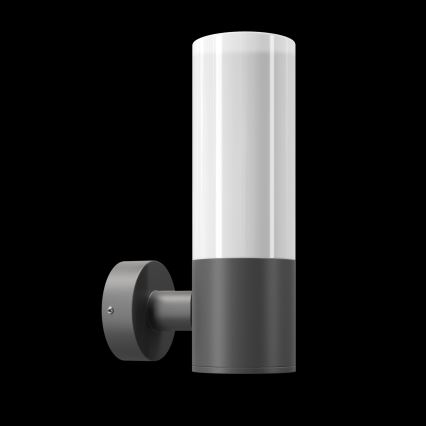 Maytoni O418WL-01GR - Aplique de exterior WILLIS 1xE27/60W/230V IP54 antracita