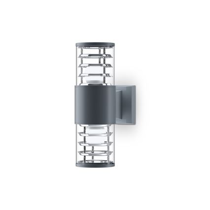 Maytoni O576WL-02GR - Aplique de exterior BRONX 2xE27/60W/230V IP54 antracita