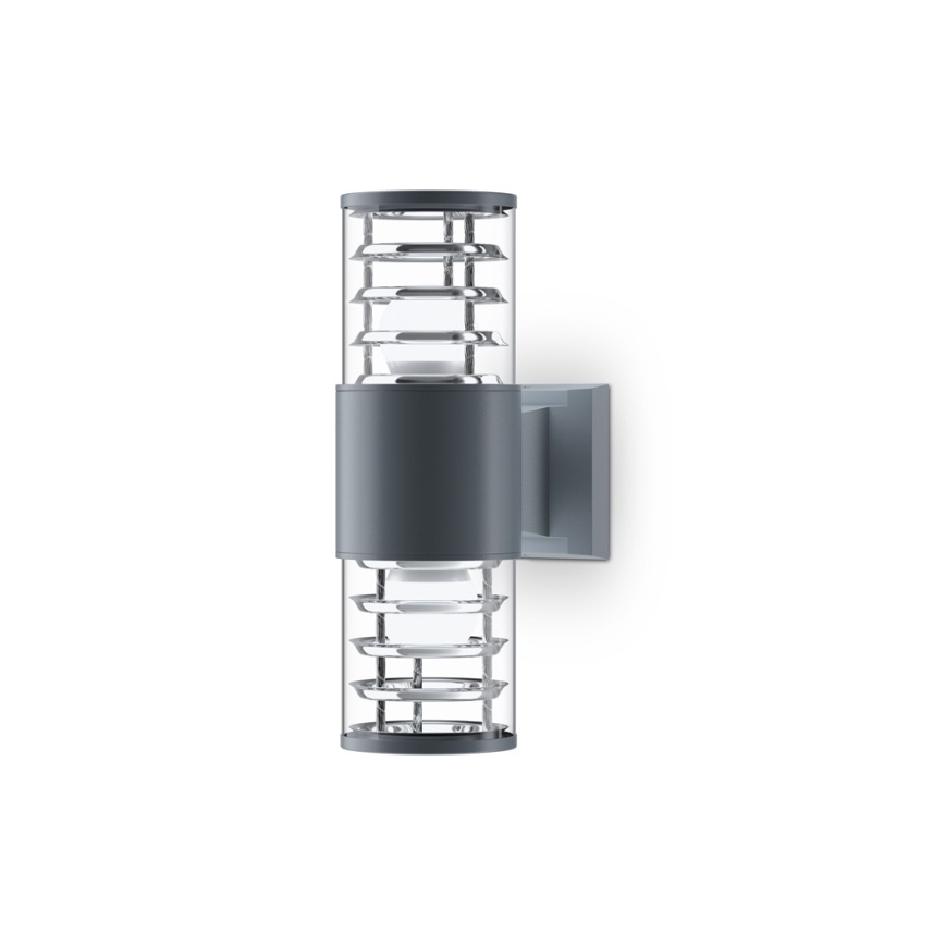 Maytoni O576WL-02GR - Aplique de exterior BRONX 2xE27/60W/230V IP54 antracita