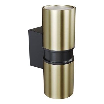 Maytoni O582WL-02BS - Aplique de exterior BOWERY 2xGU10/50W/230V IP54 latón