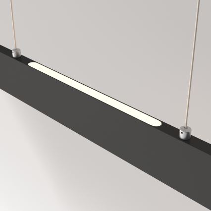 Maytoni P010PL-L30B4K - Lámpara LED colgante STEP LED/30W/230V 4000K 118,5 cm negro
