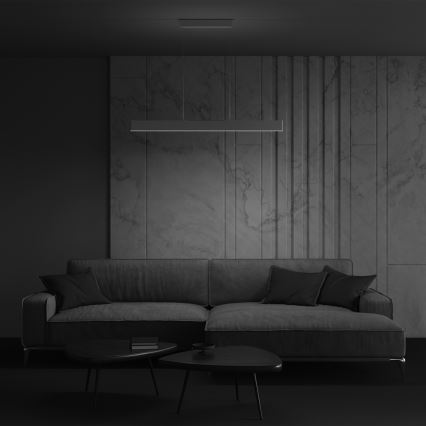 Maytoni P010PL-L30W4K - Lámpara LED colgante STEP LED/30W/230V 4000K 118,5 cm blanco