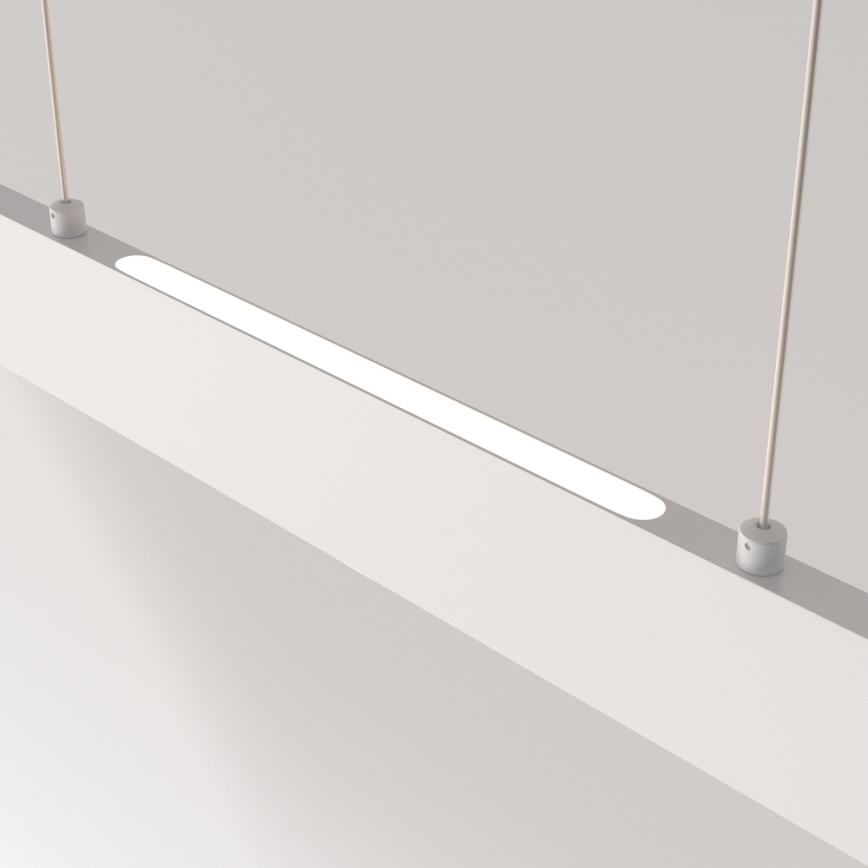 Maytoni P010PL-L30W4K - Lámpara LED colgante STEP LED/30W/230V 4000K 118,5 cm blanco