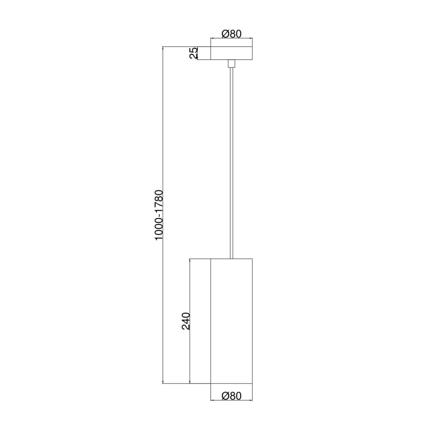 Maytoni P011PL-01CH - Lámpara colgante GIOIA 1xE14/40W/230V negro