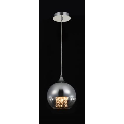 Maytoni P140-PL-110-1-N - Lámpara colgante FERMI 1xE27/60W/230V cromo brillante
