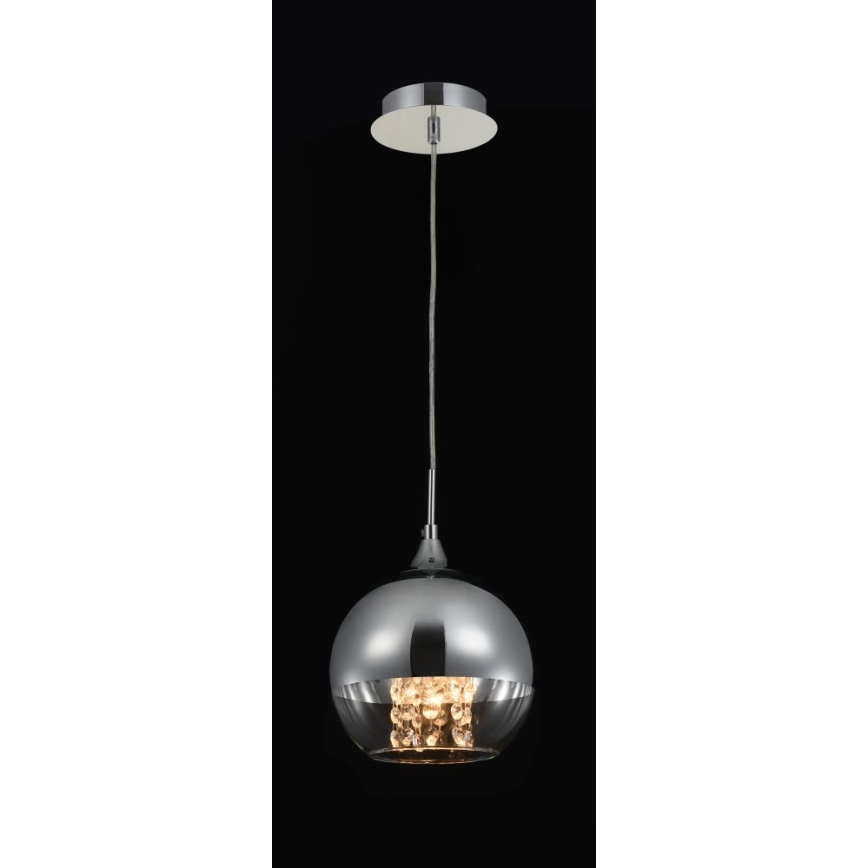 Maytoni P140-PL-110-1-N - Lámpara colgante FERMI 1xE27/60W/230V cromo brillante
