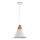 Maytoni P359-PL-01-W - Lámpara colgante BICONES 1xE27/60W/230V diá. 22 cm blanco/beige