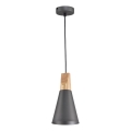 Maytoni P359-PL-140-C - Lámpara colgante BICONES 1xE27/60W/230V diá. 14 cm gris/beige