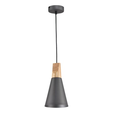 Maytoni P359-PL-140-C - Lámpara colgante BICONES 1xE27/60W/230V diá. 14 cm gris/beige