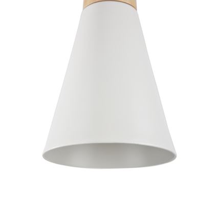 Maytoni P359-PL-140-W - Lámpara colgante BICONES 1xE27/60W/230V diá. 14 cm blanco/beige