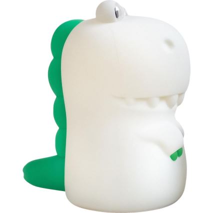 MegaLight - Lámpara infantil táctil LED RGB regulable y recargable DIGGY DINO LED/5V