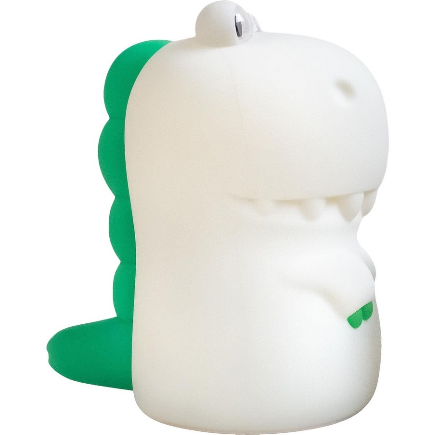 MegaLight - Lámpara infantil táctil LED RGB regulable y recargable DIGGY DINO LED/5V