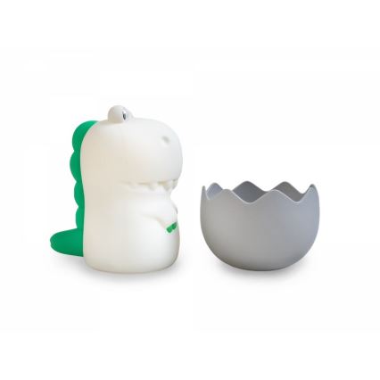 MegaLight - Lámpara infantil táctil LED RGB regulable y recargable DIGGY DINO LED/5V