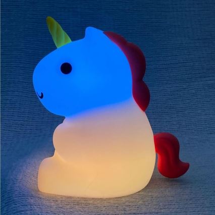 MegaLight - Lámpara infantil táctil LED RGB regulable y recargable MAGGY MAGIC LED/5V