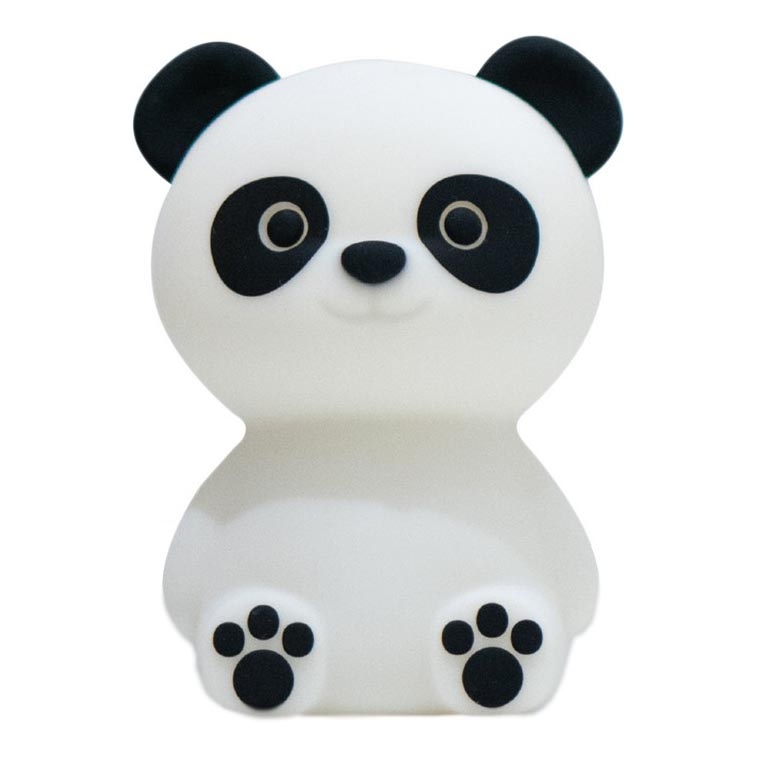 MegaLight - Lámpara infantil táctil LED RGB regulable y recargable PADDY PANDA LED/5V