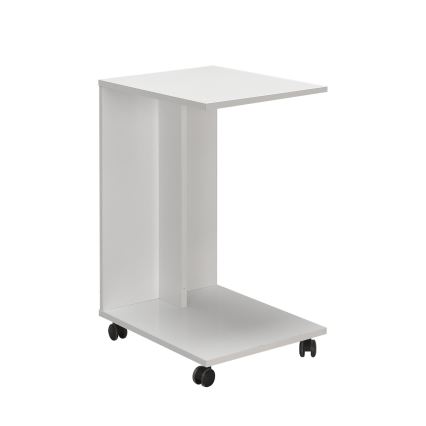 Mesa auxiliar 65x35 cm blanco