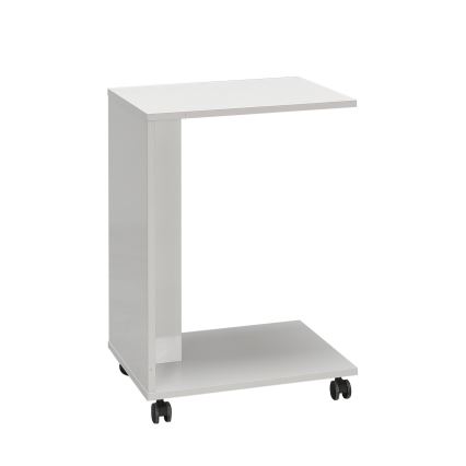 Mesa auxiliar 65x35 cm blanco