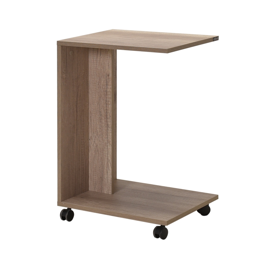 Mesa auxiliar 65x35 cm marrón