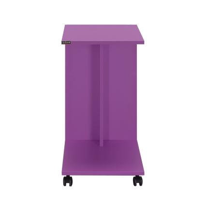 Mesa auxiliar 65x35 cm morada