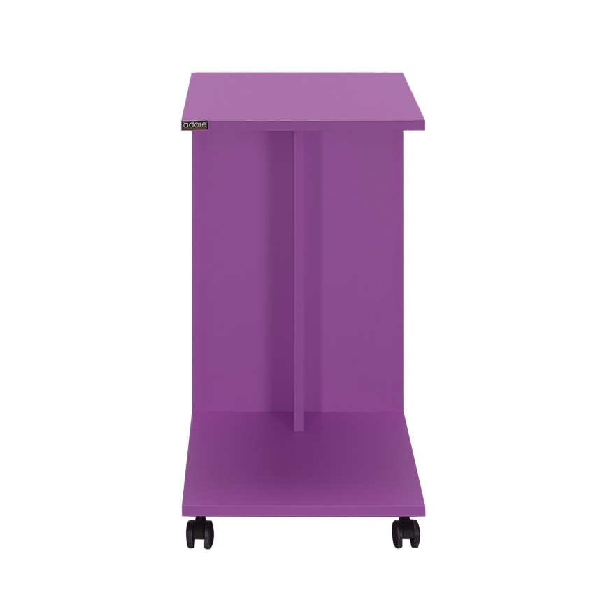 Mesa auxiliar 65x35 cm morada