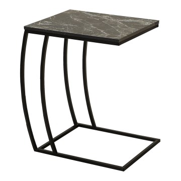 Mesa auxiliar 65x35 cm negro