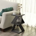 Mesa auxiliar ALBENI 50x30 cm antracita