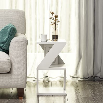 Mesa auxiliar ALBENI 50x30 cm blanco