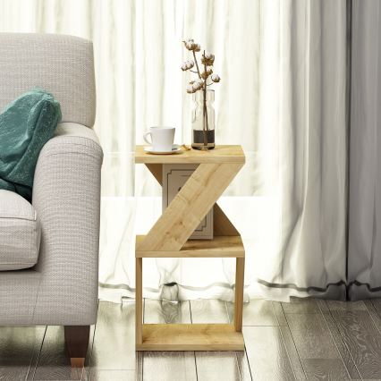 Mesa auxiliar ALBENI 50x30 cm marrón