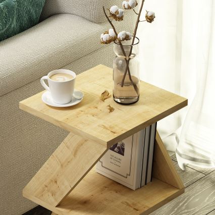Mesa auxiliar ALBENI 50x30 cm marrón
