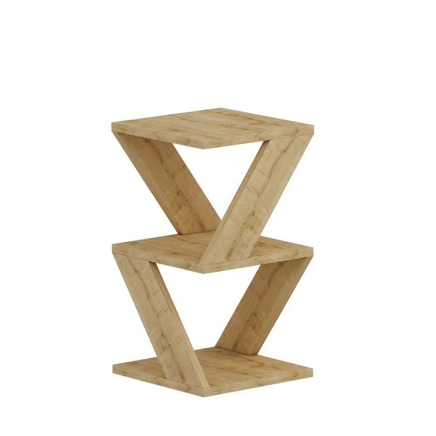 Mesa auxiliar ALBENI 50x30 cm marrón