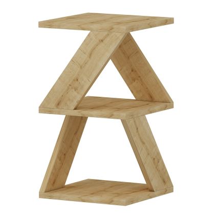 Mesa auxiliar ALBENI 50x30 cm marrón