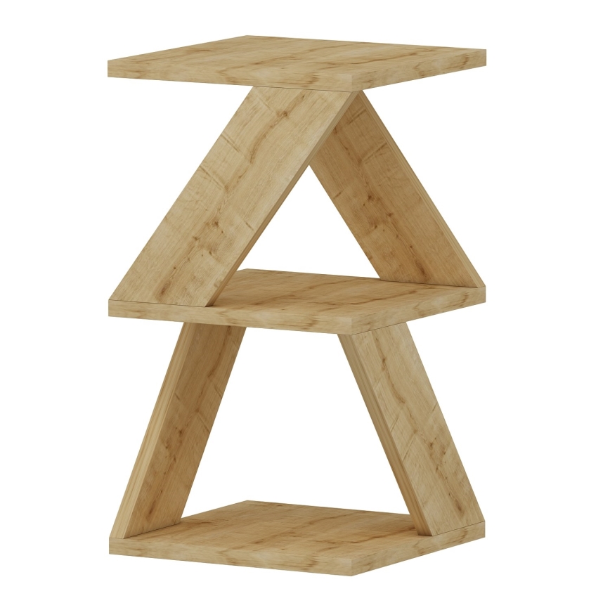 Mesa auxiliar ALBENI 50x30 cm marrón