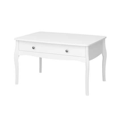 Mesa auxiliar BAROQUE 55x96,5 cm blanco